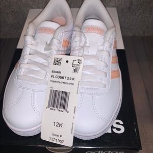 adidas Shoes - Girls adidas pink and white shoes size 12 adidas Shoes - Girls adidas pink and white shoes size 12